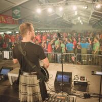 Abendprogramm des Landes-Feuerwehrleistungsbewerb in Rainbach/Mkr.
