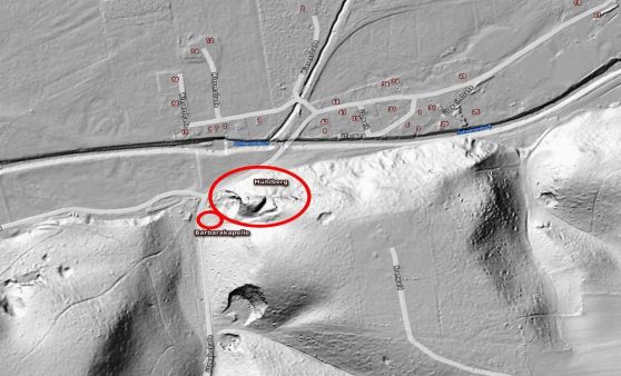 Die Wallanlage auf dem Mühlberg in Schneegattern