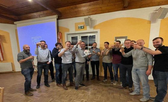 Feierabend unter Freunden - Obmann Franz Plank feiert 60er