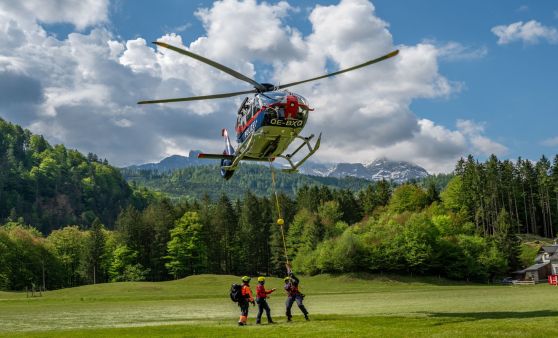 Großangelegte Waldbrandübung am Kasberg