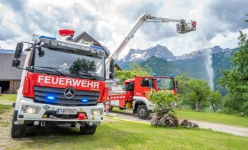 Relaisleitungsübung fordert neun Feuerwehren in Hinterstoder