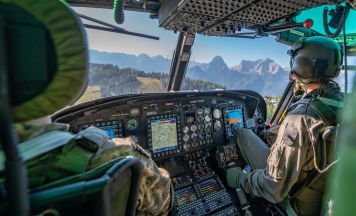 Drei Hubschrauber und 110 Teilnehmer bei Flughelferweiterbildung in Hinterstoder im Einsatz