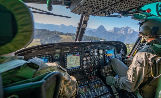 Drei Hubschrauber und 110 Teilnehmer bei Flughelferweiterbildung in Hinterstoder im Einsatz