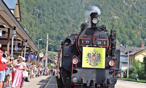 Der Kaiser kommt in Bad Ischl an