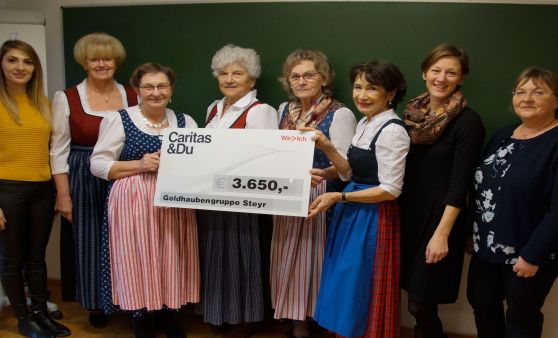 2020.01.28 Spendenübergabe an PARAPLÜ Steyr