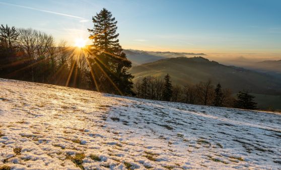Sonnenuntergang am Wiesberg