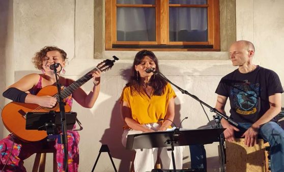 Musikalischer Sommerausklang im Innenhof Cafe Frau Franzi