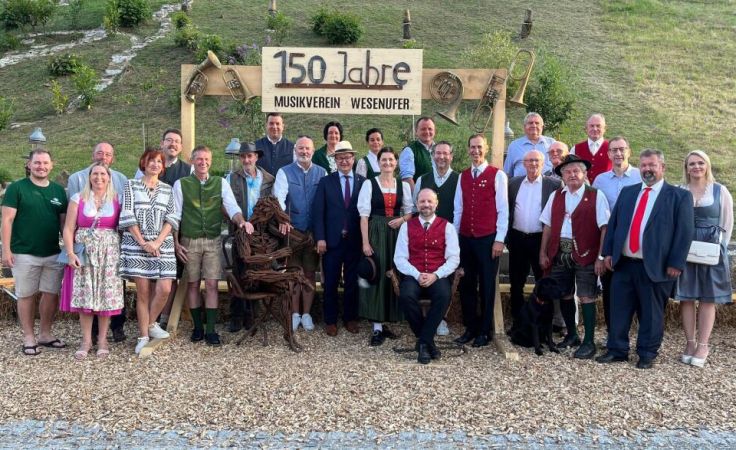 Zwei Tage Feststimmung in Wesenufer: Musikverein feierte 150-jähriges Bestehen