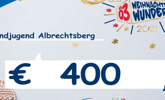 Landjugend Albrechtsberg spendet 400 Euro für den guten Zweck