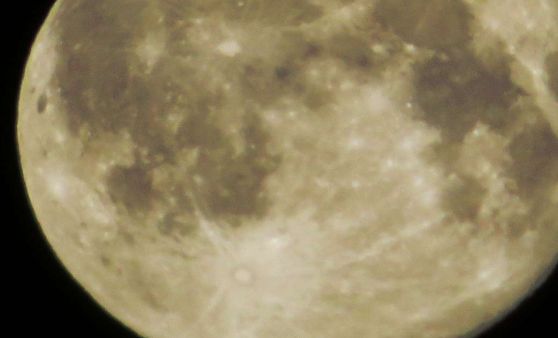 Supermond live über dem Bezirk Schärding/Andorf