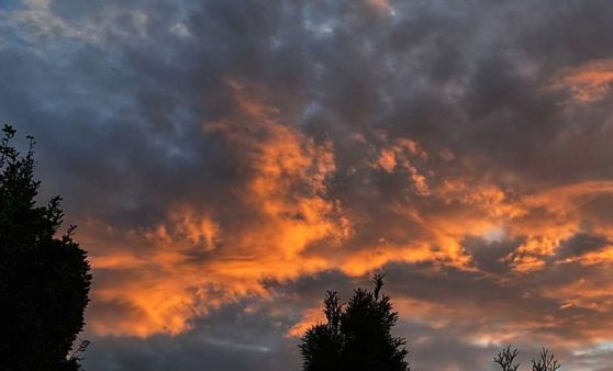 Sonnenuntergang live 19:45 Bezirk Schärding