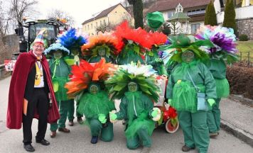 Närrisches Treiben in Grünburg