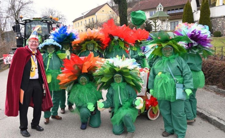 Närrisches Treiben in Grünburg