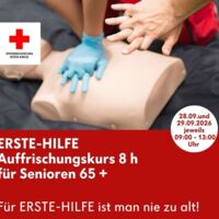 ERSTE-HILFE-AUFFRISCHUNGSKURS 8 h für Senioren 65+