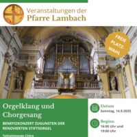 Orgelklang und Chorgesang