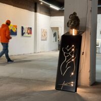 Finissage - Aufgeign mit Pinsel, Technik und Farbe