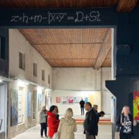 Ausstellung Aufgeign mit Pinsel, Technik und Farbe