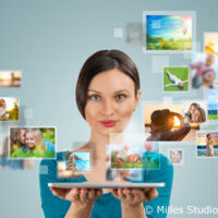 Gewichtsverlust per Smartphone und Fernsehen am Computer