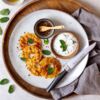 Chilli Ananas Steaks mit Joghurt Minze Dip