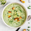 Kalte Gurken-Buttermilch-Suppe